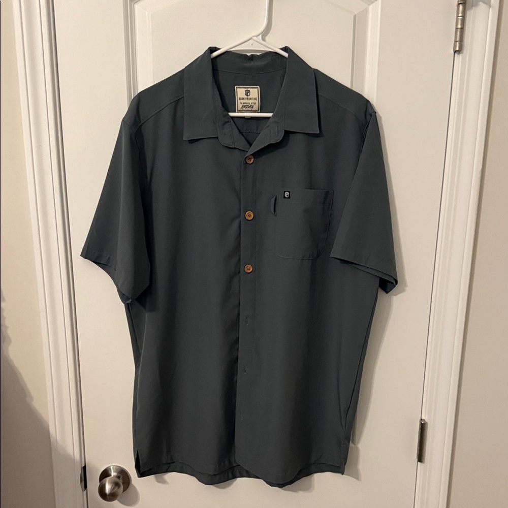 Born Primitive Charcoal Button Down Shirt